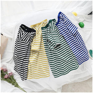 新しい夏の新作ストライプ柄レディースルーズシャツ、トレンドのインナーシャツ - Product Image 1