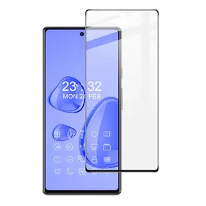 Pelindung Lensa Kaca Layar Aluminium Tinggi 3D UV Film Tempered Layar Melengkung Penuh Buka Kunci Ultrasound untuk Google Pixel 7Pro