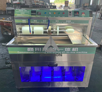 Machine de lavage et de séchage de chaussures de qualité commerciale avec plusieurs brosses pour les magasins de chaussures