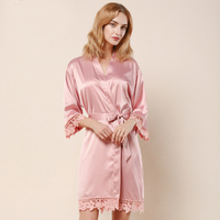 Robe de mariée et de demoiselle d'honneur en satin longueur kimono FUNG Article 3031 – Vente en gros usine pour future mariée et fêtes de mariage