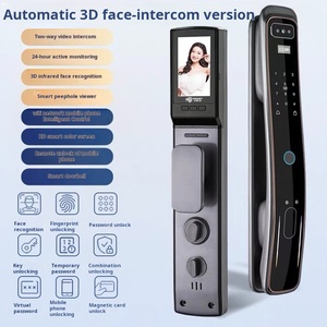 Wifi hoàn toàn tự động khóa thông minh với 3D mặt nhận dạng vân tay sinh trắc học cho gỗ thép cửa đám mây lưu trữ dữ liệu khóa thông minh - Product Image 3