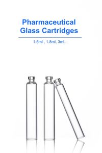 उच्च गुणवत्ता 1.5 मिलीलीटर 1.8 मिलीलीटर 3 मिलीलीटर पारदर्शी चिकित्सा खाली डिस्पोजेबल ग्लास कारतूस फार्मास्युटिकल उपयोग - Product Image 6