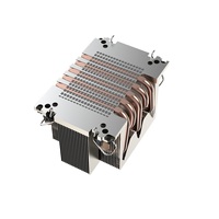 LGA4677 2U Server CPU GPU Kühler 118*78*63mm Aluminium-Lamellen mit Fünf Kupferrohren Gehäuse-Platinenkühler Fabrik Dongguan