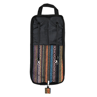 Ventes directes d'usine de cadre de tambour de haute qualité, sac de bâton de tambour de style ethnique, rayures verticales