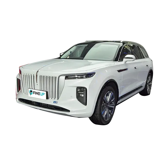 Uzun dayanıklılık çift motorlu dört tekerlekten çekiş yeni enerji elektrikli araba HongQi E-HS9 660km aralığı kullanılmış araba