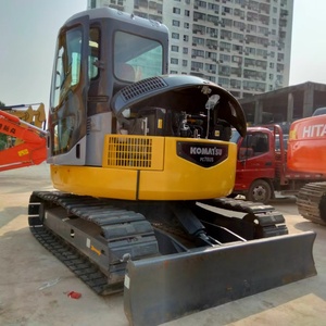 Excavatrice Komatsu d'occasion de 7 tonnes, modèle PC78US, mini-pelle PC78 avec pince hydraulique, importée du Japon - Product Image 1