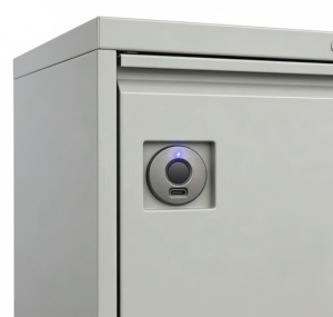 ES827 Slimme vingerafdruk ladevergrendeling met TYPE C noodopladen, constructie van zinklegering voor meubels, kasten en lockers - Product Image 4