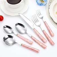 Ensemble de couverts élégants en acier inoxydable avec manche perlé, idéal pour les mariages, les dîners, la maison, la cuisine et les fêtes – Vaisselle haut de gamme