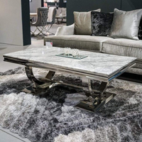 Ensemble de canapé meubles de salon table basse moderne table basse en marbre gris Offre Spéciale tables basses au Royaume-Uni