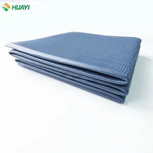 HUAYI Foldable Yoga Mat Eco Friendly TPE Folding Travel Fitness Exercise Mat Double Sided Non-slip For Yoga Pilates Floor Work