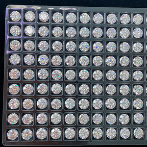 Sicgem Chất lượng cao D lớp vòng rực rỡ cắt moissanite đá thô là thích hợp cho làm đồ trang sức - Product Image 5