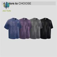 T-shirt en coton 275 g/m² pour homme, coupe oversize, effet délavé, style streetwear, personnalisable avec logo, par le fabricant