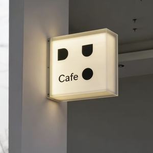 Insegna Circolare Personalizzata da Parete con Illuminazione LED su Due Lati per Bar, Ristoranti e Negozi - Product Image 6