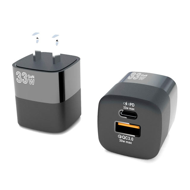 Mini Gan Charger Type C PD 33W PPS USB QC3.0 30W Fast Wall Charger for Mobile Phone