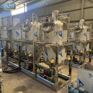 เครื่องกลั่นน้ำมันปาล์ม/เครื่องกลั่นน้ำมันดิบ/โรงงานกลั่นน้ำมัน ขนาด 2000 กิโลกรัม/วัน ขายดี - Product Image 1
