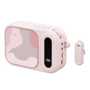 <b>Mini</b> Wireless Lavalier <b>Microphone</b> Amplifier - High-Volume Tour Guide Speaker <b>Microphone</b> for Teachers and Classrooms - Product Image 2