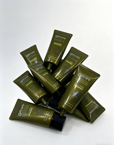 Juego <span class=keywords><strong>de</strong></span> Tubos para el Cuidado del Cabello <span class=keywords><strong>de</strong></span> 100 ml, Color Verde Oliva, con Tapa Abatible y Rosca, Personalizado, OEM, ODM - Product Image 1
