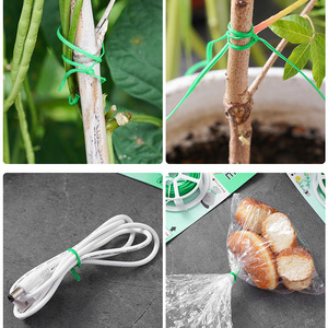 Gardening Cable Ties 20 30 50 100 Type Green Plastic Rust Resistant Binding Rope For Vine Branch Bundling Home Garden Use - Product Image 4