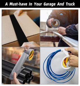 Pita Perekat Kuat Tahan Air Warna Perak, Pita Perekat Tebal, Mudah Sobek, Tanpa Sisa untuk Perbaikan Dalam dan Luar Ruangan, DIY, Kerajinan - Product Image 6