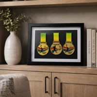 Support de présentation pour médailles, boîte à ombre, cadre en MDF, noir moderne, impression UV personnalisée, cadres photo muraux, décoration intérieure