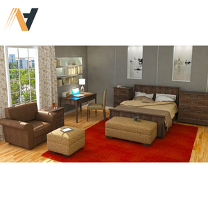 Vietnam Oakwood Creations: cama de hotel de lujo con marco de madera dura resistente y acabado Premium - Product Image 5