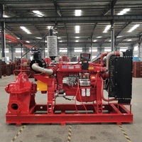 10 hp Station système unités mousse 9mpa moteur de commande principal tuyau d'aspiration pompes diesel pompe à incendie avec réservoir d'eau