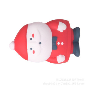 Santa Claus Figurine Plastic Molded Slow <b>Rebound</b> Stress Toy Indoor Decor Christmas Decoration - Product Image 2