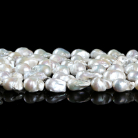 Perles d'eau douce baroques naturelles en forme de goutte, irrégulières, à fort lustre, pour la création de colliers, bracelets et bijoux uniques