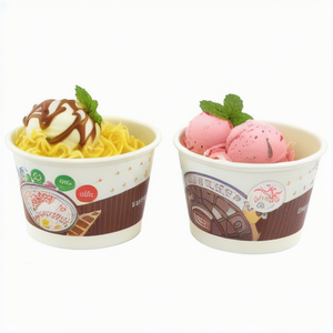 & 4oz-32oz tazze di Yogurt gelato monouso tazza di carta gelato piccola scatola di carta Mini scatola di cartone che fa macchina scatola per Pizza - Product Image 6