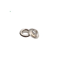 Œillets en acier inoxydable brillants non revêtus, vente en gros d'usine, anneaux métalliques de qualité CLASSE 4, diamètre de la tête 1/4, style de tête 1/4