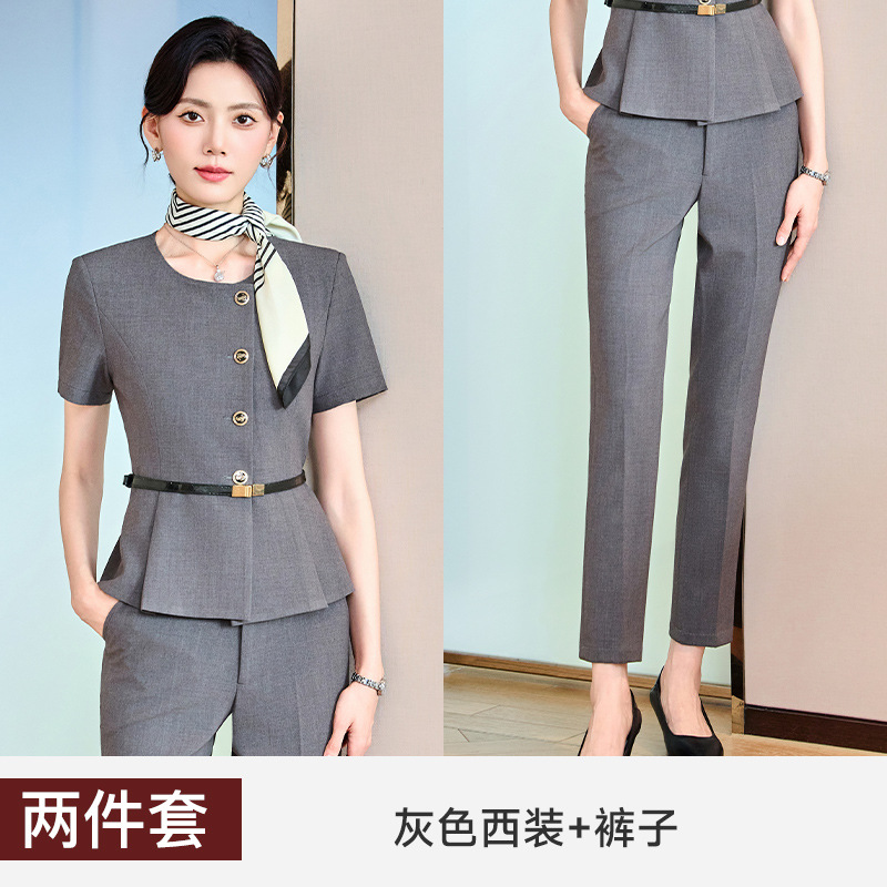 gray suit pants