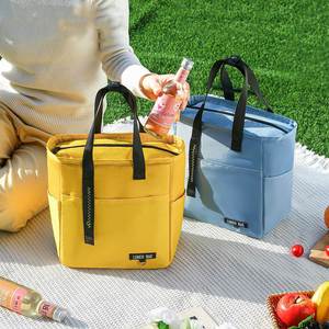 Sacs à lunch isothermes en tissu Oxford, portables et durables, pour étudiants et employés de bureau – Vente en gros à succès - Product Image 4