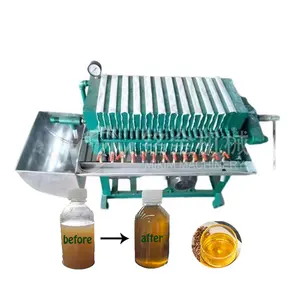 Plate And Frame Filter Press Machine Sunflower Seed Coconut Palm Olive Oil Purifier Separator Equipment Edible Oil Filter