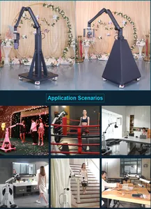 Automated Photo Booth Camera Robot Arm Photographic Equipment 360 Photo Boothfor Filmmaking