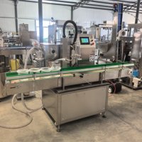 Machine de remplissage numérique automatique pour pâtes, sirops, sauces et miels à haute viscosité, certifiée CE/ISO/ATEX, en acier inoxydable 304/316