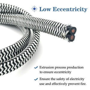 <span class=keywords><strong>Cable</strong></span> de Altavoz de Dos Vías de Alta Calidad, 14 AWG OFC, 100-300W, <span class=keywords><strong>2</strong></span> Núcleos, Cubierta Plana de PVC Negra, Funda de Nailon - Product Image 3