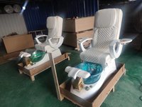 Spa pour les pieds, fauteuil de pédicure de luxe, bol de massage en fibre de verre