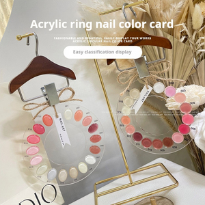 Présentoir Rond pour Couleurs de Vernis à Ongles – Carte de Couleurs en Acrylique à Suspendre pour Salon de Manucure et Gel - Product Image 3