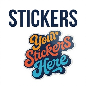 Autocollants personnalisés avec logo pour l'image <span class=keywords><strong>de</strong></span> marque <span class=keywords><strong>de</strong></span> votre entreprise – Vinyle découpé sur mesure avec votre photo et texte - Product Image 1
