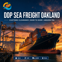 Agent maritime international DDP Oakland CA, dédouanement, livraison porte-à-porte, service de logistique Amazon FBA.