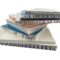 Nid d'abeille aluminium isolation panneau composite panneau porte core panneau fond de panier partition