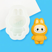 Moule en silicone en forme de lapin Yulixin SM, écologique, non toxique, pour savon fait main, plâtre, chocolat, décorations de gâteaux