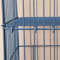 Dika Modèle très vendu : Cage de rangement métallique pliable et légère, autoportante, pour présentation de vêtements