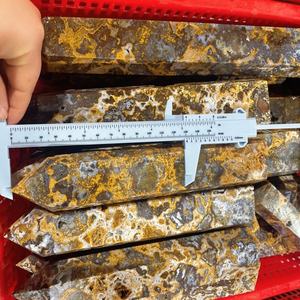 Venta al por mayor: Torre de cristal de cuarzo de <span class=keywords><strong>jaspe</strong></span> oceánico amarillo natural grande con punta, ideal para decoración y sanación. - Product Image 6