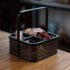 <b>Bamboo</b> Woven Baskets Rectangle Handmade Food <b>Container</b> For Fruit And Gifts - Product Image 3