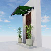 Auvent rétractable en aluminium au design moderne, personnalisable, électrique, entièrement pliable pour jardin, pergola