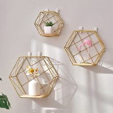 Étagère <span class=keywords><strong>murale</strong></span> Golden Home Étagères murales nordiques multifonctionnelles personnalisées et simples - Product Image 4