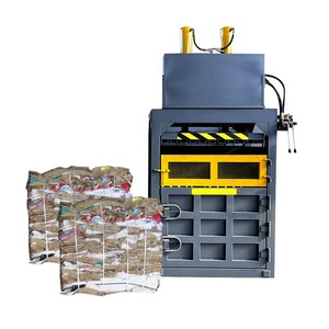 Dệt May chất thải quần áo tái chế Sợi carton máy đóng gói nhỏ 30 t 60 T dọc thủy lực Baler - Product Image 1