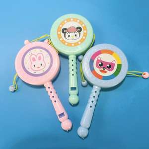 Juguete para bebé, tambor de sonajero de dibujos animados, de 0 a 3 años, para guardería, educación temprana, sonajero de mano, tambor, juguete para niños, tienda de juguetes - Product Image 4