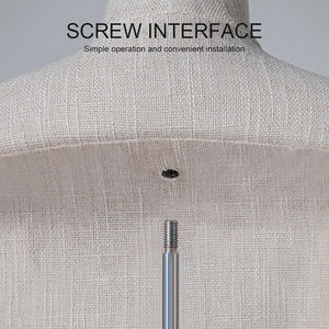 DE-LIANG Роскошная льняная Регулируемая подставка для ожерелья, Золотая или Серебряная основа, роскошная Подставка для ювелирных манекенов - Product Image 5